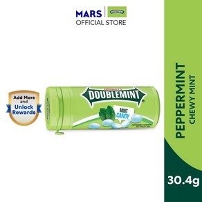 Doublemint 더블민트 츄이민트 페퍼민트 캔디 Peppemint 30g x 5개(1세트), 1세트