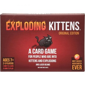 Exploding Kittens LLC 익스플로딩 키튼 카드게임, Exploding Kittens (Full Game), 1개