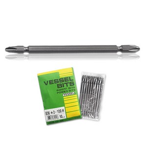 VESSEL B36 2X100H (10EA) 423042 베셀비트 전동비트 육각 양날비트