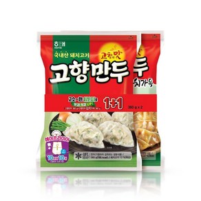 해태 고향만두기획(고기+김치) 360gX2개, 2개, 360g