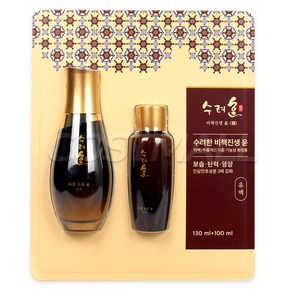 수려한 비책진생 윤 유액 130ml+100ml 주름개선 로션 코스트코, 1개