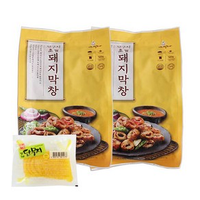 달구지푸드 달구지막창 초벌돼지막창 500gX2팩+꼬마단무지 50g 1개 증정, 500g