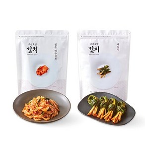 신세계푸드 [조선호텔김치] 조선호텔 썰은배추김치 1kg+파김치 500g_냉장, 1개