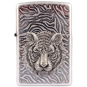 ZIPPO 지포라이터 TIGER EYE EMB SI 오일포함