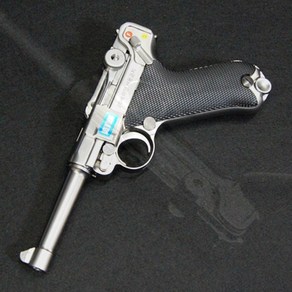 건스토리 WE Luge P-08 4inch Full Metal Silve Ve. 핸드건 (실버), 1개