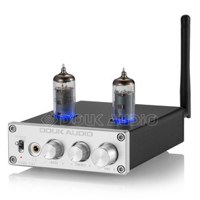 Douk Audio 50W + 50W 진공관 앰프 블루투스 파워앰프 HIFI 스테레오 리시버 홈 오디오 앰프