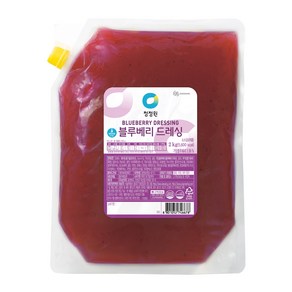 냉장 대상 청정원 블루베리 드레싱 2kg 1box (5입), 5개