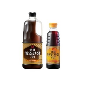 샘표 양조간장701 1.7L + 양조간장 500ml 501, 1개