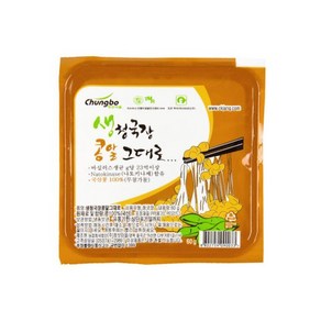 청보마을 생청국장 콩알그대로생으로 먹고 찌개용으로 먹고 국산대두 60g x 24팩입, 청보마을 생청국장 콩알그대로생으로 먹고 찌개용으로 국산, 24개