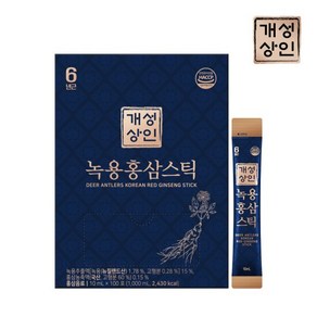 개성상인 녹용홍삼스틱 실속형 10ml x 100포 /총 1박스 +쇼핑백, 1개