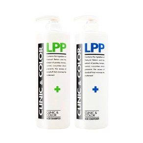 서울 클리닉 앤 칼라 LPP 산성샴푸 o 컨디셔너 1000ml, 1개, 1L