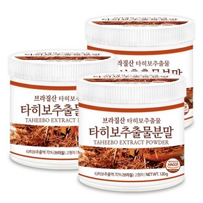 푸른들판 브라질산 타히보 추출물 분말 가루, 120g, 3개