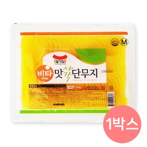 [일가집] 비타 맛온달단무지 3kg x 4개입 1박스