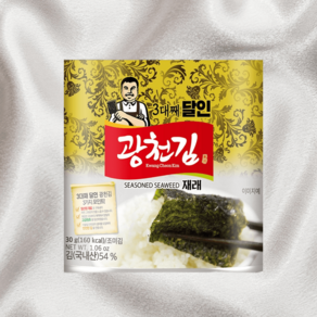 광천김 3대째 달인 재래김 캔김 고유의맛, 30g, 2개