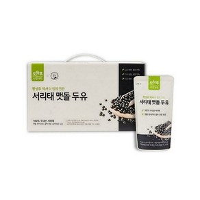 PicknGO 오하루 서리태 맷돌 두유 PG0036, 20개, 180ml