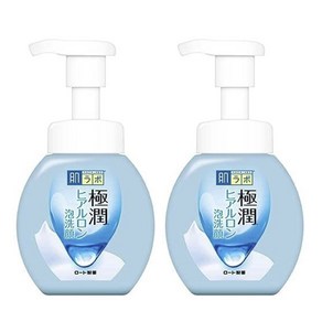 하다라보 고쿠준 히알루론 펌프형 세안제, 160ml, 2개