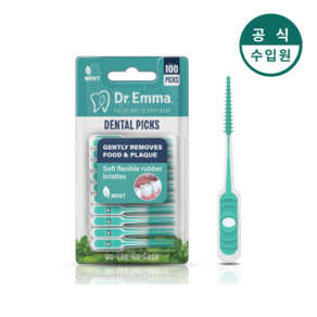 닥터에마 소프트 덴탈픽 민트, 1개, 100개입, 0.7mm