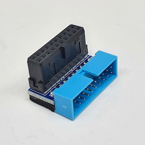 컴퓨터 메인보드 USB3.0 90도 꺽임 커넥터/영샵