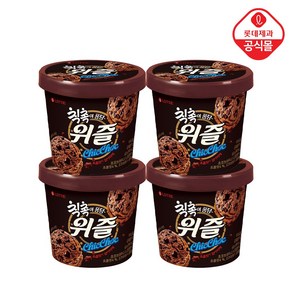 [롯데] 위즐 660ML 4개 구성(바닐라피칸/커피초코퍼지/칙촉)