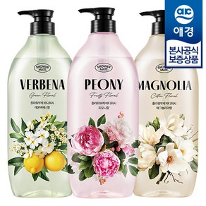 [애경] 샤워메이트 플라워부케 바디워시 900ml x3개, 3개, 상세 설명 참조