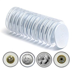 100p 동전수집 코인캡슐 스펀지내장 20개 구리 21mm 내장 20 24 38 1