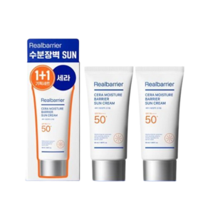 리얼베리어 세라 수분 장벽 선크림 SPF50+ PA++++