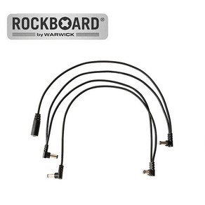 Rockboad - Flat Daisy Chain Cable DC4A / 문어발 DC 케이블 4구, *, 1개