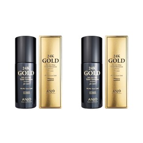 앙쥬 24K 골드 남성 올인원, 2개, 200ml