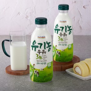 파스퇴르 유기농우유 750ml, 6개