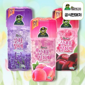 산도깨비 실내용 탈취제 260g, 3개, 피치+라벤더+블랙체리