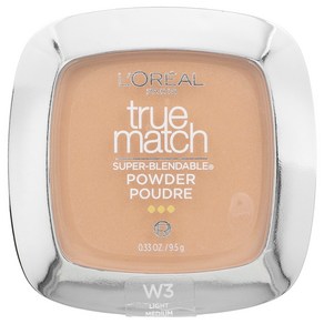 로레알 L'Oréal True Made 슈퍼 블렌더블 파우더 W3 라이트 미디엄 9.5g(0.33oz)