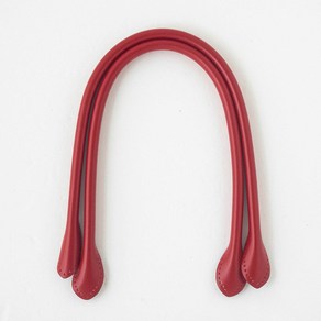 퀼팅맘 소가죽가방끈 토트 손잡이스트랩 52cm, [2040] 레드, 1세트