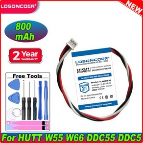 HUTT DDC55 DDC5 W55 W66 용 창문 청소 로봇 유리 세척 진공 청소기 물 스프레이 전기 창문 세척 부품 배터리