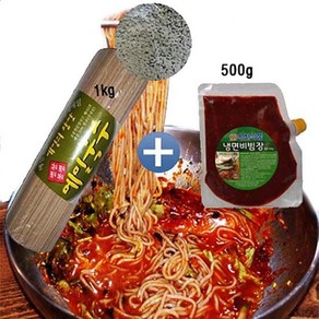 메밀 막국수1kgx1+비빔장500gx1봉 세트, 1개, 1kg