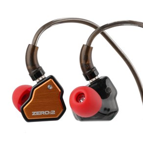 IEM 유선 이어버드 음악가용 OFC IEM 케이블 게임용 이어버드 다이나믹 드라이버 7Hz x Cinacle Zeo 2 업데이트 10mm, Oange No Mic, Oange