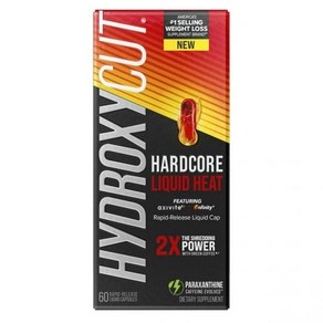 Hydoxycut Hadcoe Heat 체중 감량 보 발열 60Ct, 1개, 60정