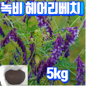 헤어리베치 5kg - 헤어리벳치 녹비씨앗 씨앗판매, 1개