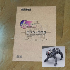 헤목시안 화모선 [In-주식] NONZERO STUDIO HeMoXian 기계식 개 UTX-6030 액션 이동식 피규어 LED 조립 모델 메카 장난감 선물, G-Ve.Dog, Without Oiginal Box, 1개