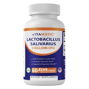 비타매틱 락토바실러스 Salivaius 20억 CFU 하이프로멜로즈 캡슐, 1개, 60정