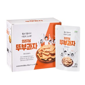 또먹자 쿠키아 오리지널 뚜부과자 박스(단독제품), 300g, 1개