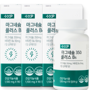 글루콘산 산화 마그네슘 배합 350mg 비타민 B6, 3개, 90정