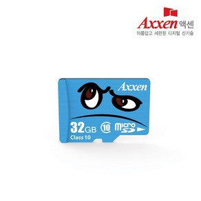 액센 프리미엄 Class10 UHS-1 캐릭터 mico SD 카드, 32GB, 1개