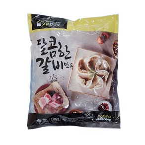 한만두 달콤한 갈비만두 1kg, 2개