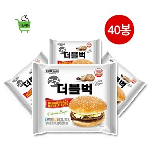 대신 투엑스더블벅 180g 냉동햄버거 더블버거, 40개