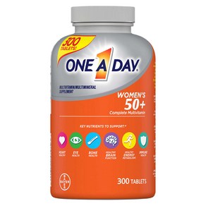 바이엘 여성용 원어데이 50 플러스 300정 (타블렛) Baye One A Day Womens plus Advantage 300cts, 1개