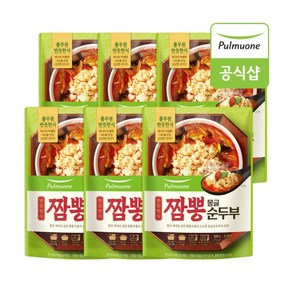 [풀무원] 반듯한식 짬뽕 몽글순두부 500g 6봉, 6개