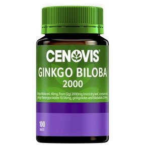 호주 세노비스 징코빌로바 Ginkgo Biloba 2000mg 100정, 150g, 1개