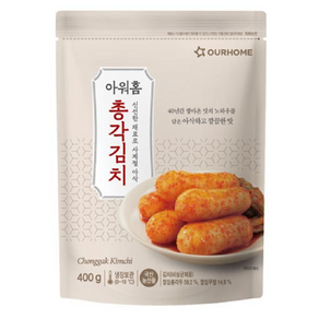 아워홈 이남김치 총각김치, 400g, 4개