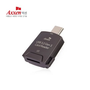 액센 액센 CRD30 C타입 마이크로SD 카드리더기 USB3.2 Gen1, 단품, 1개, 단품