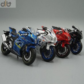 112 오토바이 벤츠다이캐스트 모델 GSXR1000 스포츠 자전거 컬렉션, only black bike, 1개